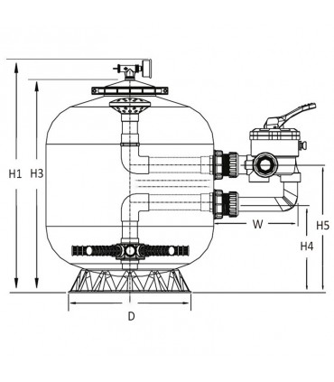 Filtro Laminado GAUDIA 630mm