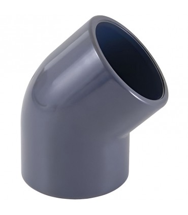 Codo 45º PVC 50mm
