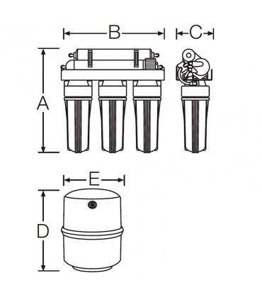 Ósmosis Inversa Doméstica GENIUS-PRO50