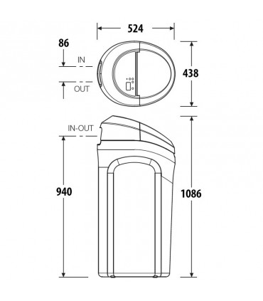 Descalcificador ECOWATER ROBOSOFT 120e